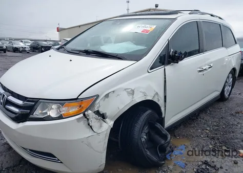 2016 Honda Odyssey Ex-L из США, поврежденный, VIN 5FNRL5H6XGB090788